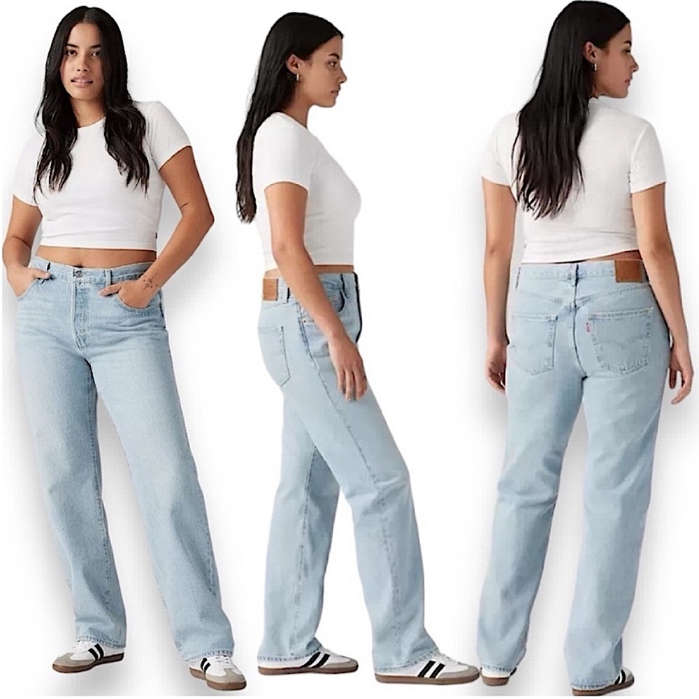 NWT Levi's Premium 501 90's Jeans In Ever Afternoon Light Wash Size 31 X 30